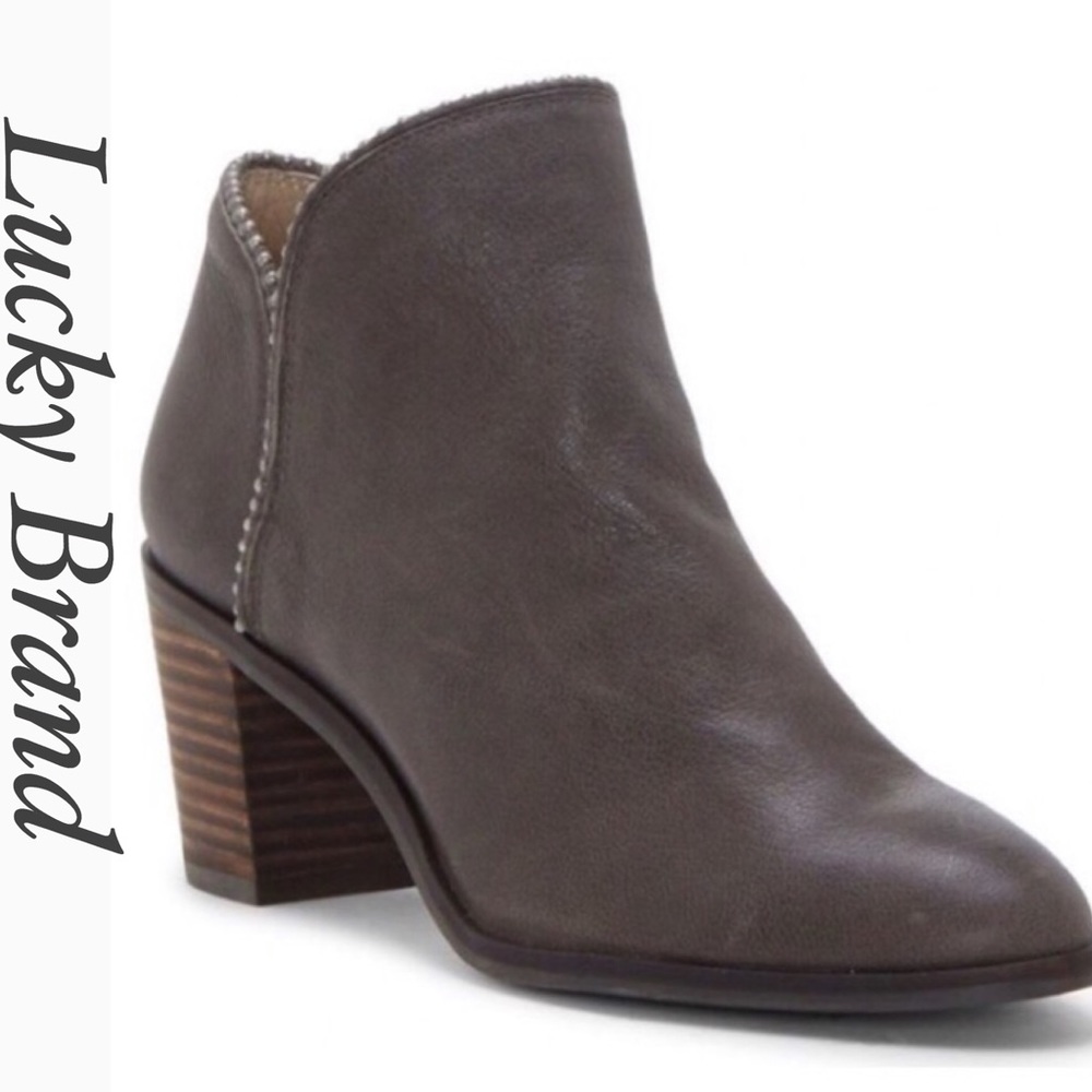 NWT LUCKY BRAND PINCAH2 boots periscope grey 6